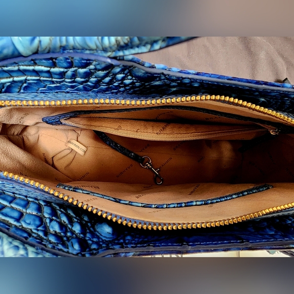 BRAHMIN | Elaine Blue Shadow Melbourne Bag | *NWT* - Picture 7 of 11
